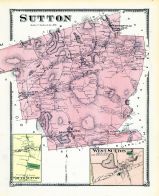 Sutton, Sutton South, Sutton West, West Sutton, Worcester County 1870